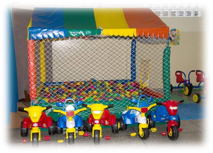 Piscina de Bolinhas no patio